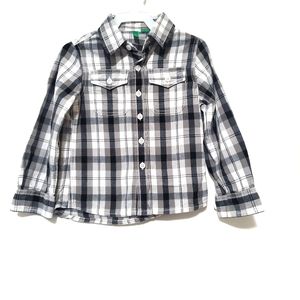 4for20!! Benetton button down shirt size 3/4